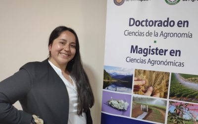 Nueva graduada del Magíster en Ciencias Agronómica