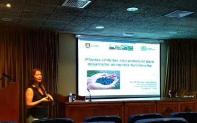 Académica de Agronomía UdeC expone potencial de algunos berries chilenos en España
