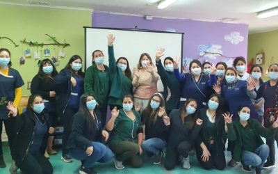 Vitrina Tecnológica de Hortalizas de Agronomía UdeC realizó charla en Jardín Infantil Roland Koch