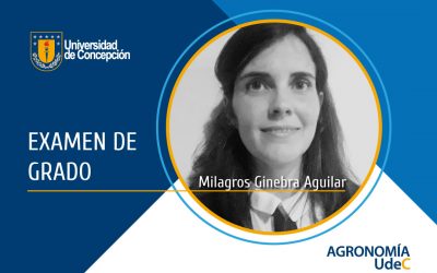 Nueva titulada del Doctorado en Ciencias de la Agronomía