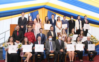 Estudiantes de Agronomía UdeC asistieron a emotiva ceremonia de titulación