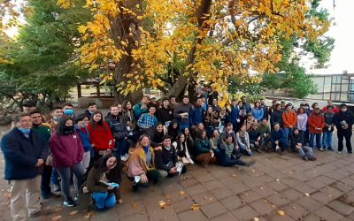 Estudiantes de Agronomía participaron en ceremonia de bienvenida presencial