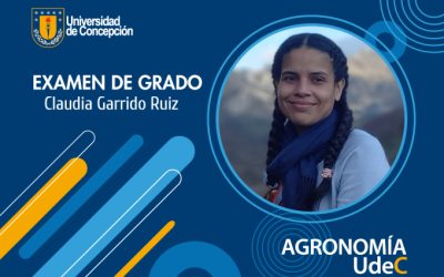 Nueva graduada del Doctorado en Ciencias de la Agronomía