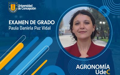 Primera graduada del Magíster en Ciencias Agronómicas en Concepción